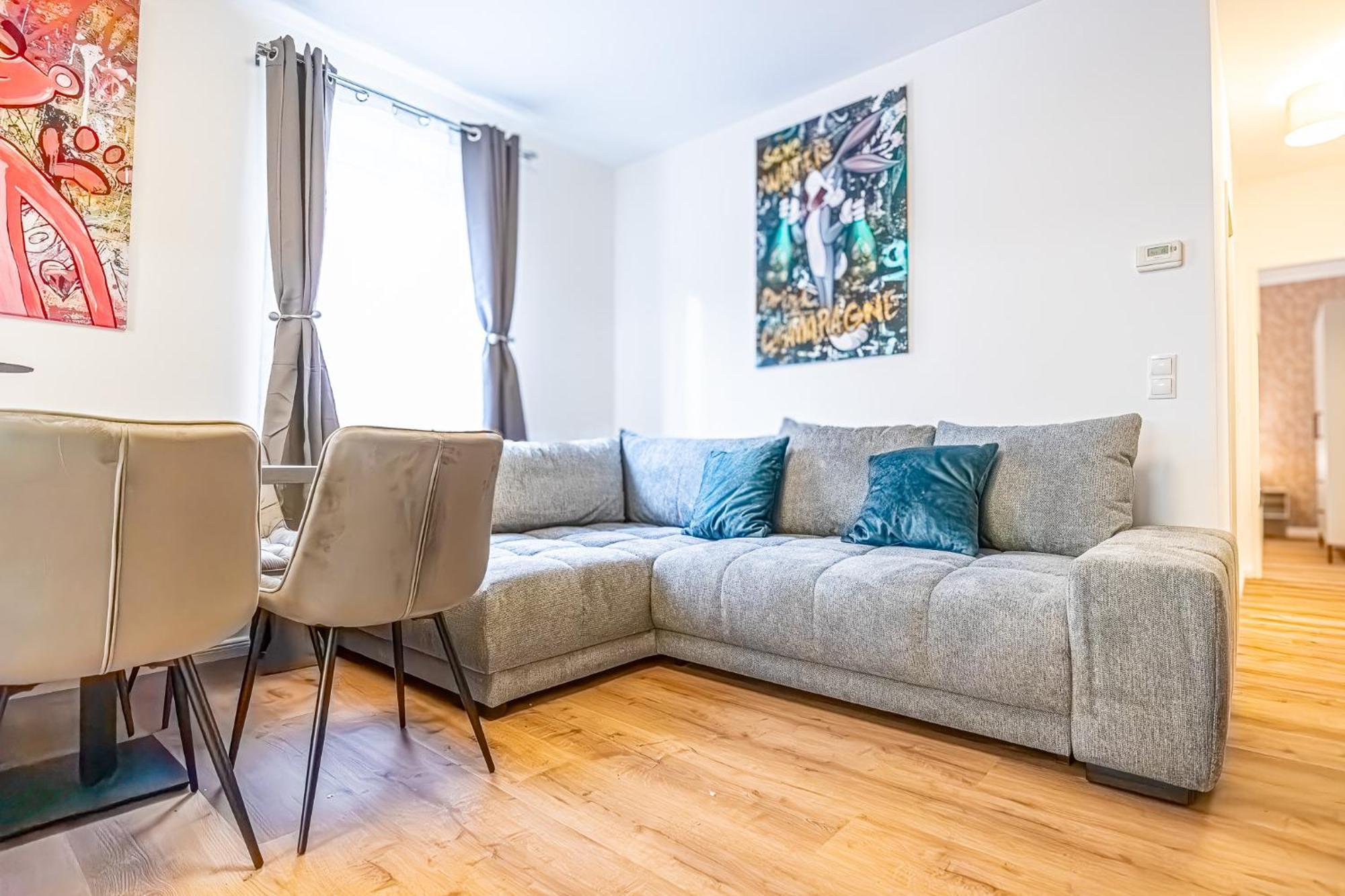 Charming 1Br And 1Lr Apt Modern Design Donaustadt Vienna Exterior photo